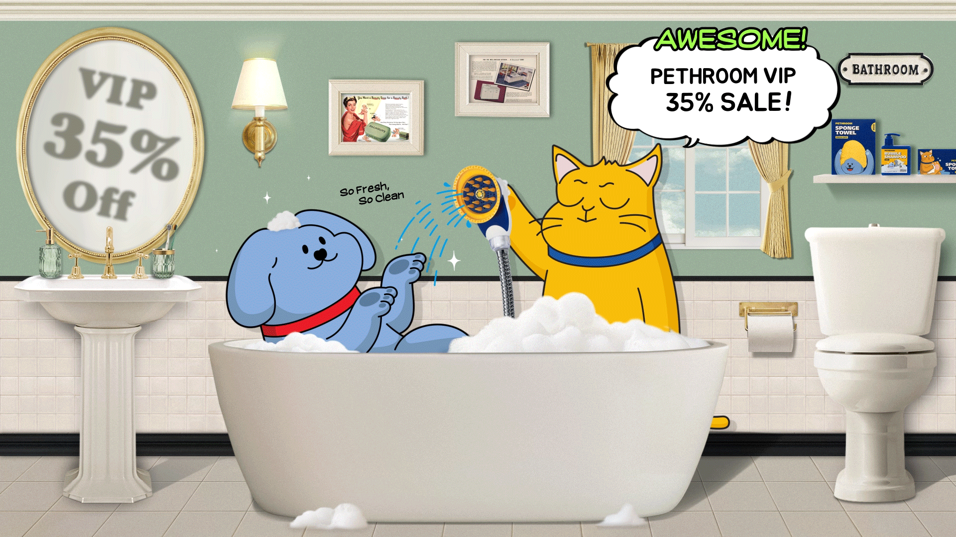 PETHROOM VIP 35% SALE!